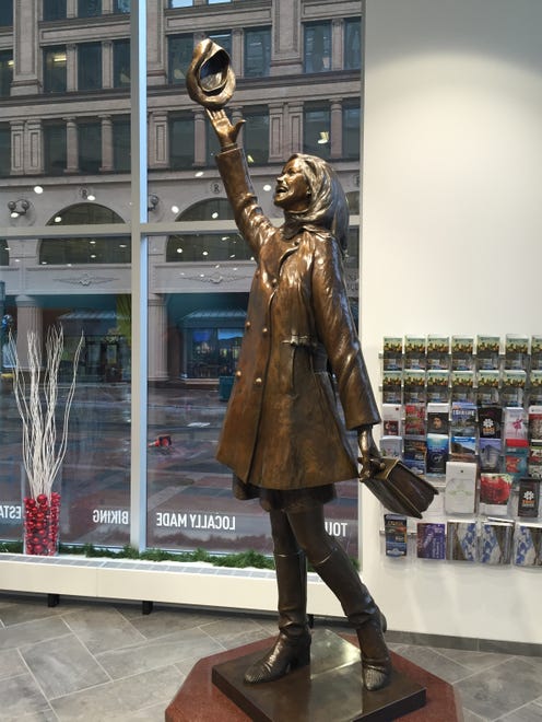 The Mary Tyler Moore pose even earned its own statue on display at theMinneapolis Visitor Information center.
