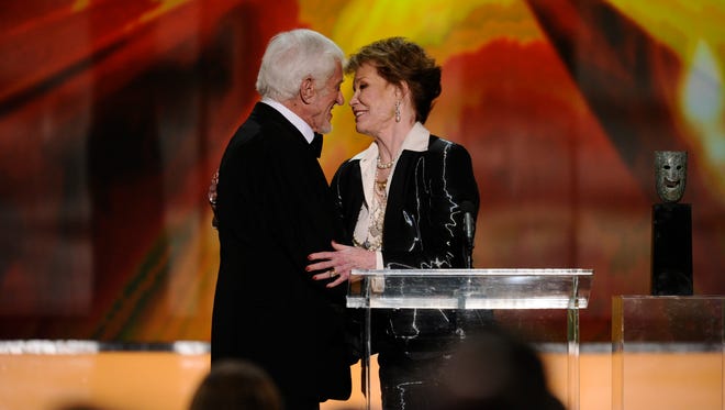 Moore frequently collaborated with Dick Van Dyke as well. He presented her with her lifetime achievement honor at the 2012 Screen Actors Guild Awards.