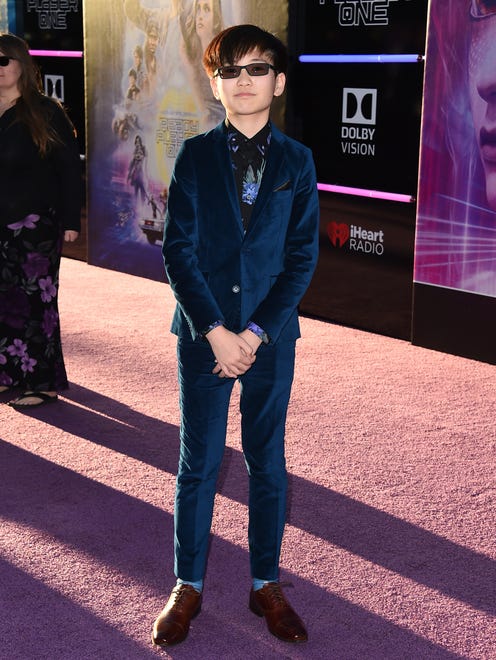 Philip Zhao arrives at the world premiere of "Ready Player One" at the Dolby Theatre on Monday, March 26, 2018, in Los Angeles. (Photo by Jordan Strauss/Invision/AP) ORG XMIT: CAPM107