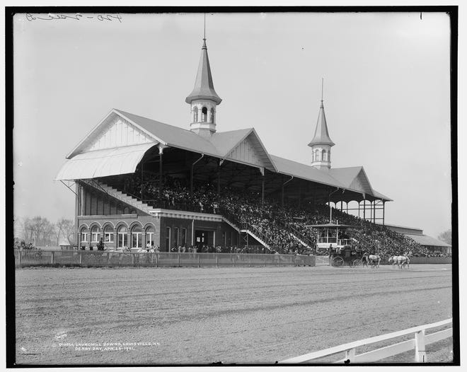 Churchill Downs, Louisville, Ky., Derby day April 29, 1901.
