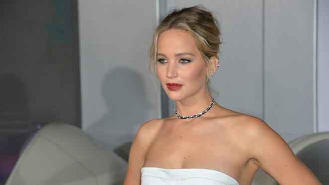 Jennifer Lawrence Job: Actor Age: 28 Wikipedia page views (2 yr.): 11,679,601 Jennifer Lawrence has starred in several Hollywood blockbusters, including the popular " Hunger Games " and " X-Men " franchises. Lawrence recently took a year off from acting to work with a voters ' rights group called Represent.Us.