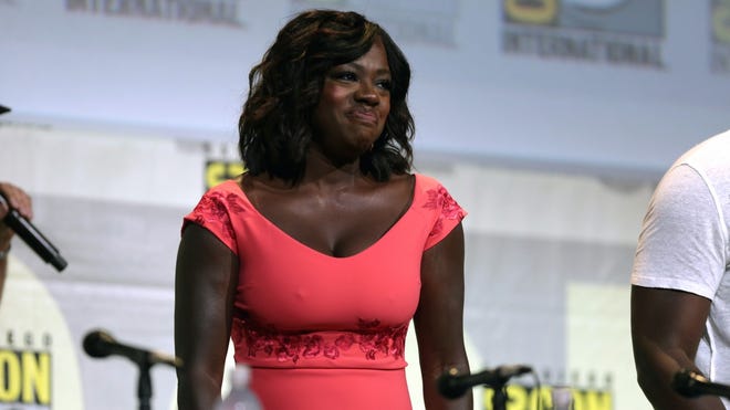 Viola Davis Job: Actor, producer Age: 53 Wikipedia page views (2 yr.): 3,230,300 Viola Davis overcame an impoverished childhood to become the first and only African-American to win Tony, Oscar and Emmy awards. Davis has starred in the popular ABC series " How to Get Away With Murder " since 2014, and she has been a producer of the show since 2016.