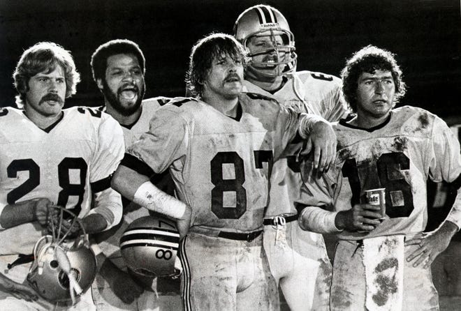 13. " North Dallas Forty " (1979): Nick Nolte, center, is a wide receiver who leads a hard-living football squad.