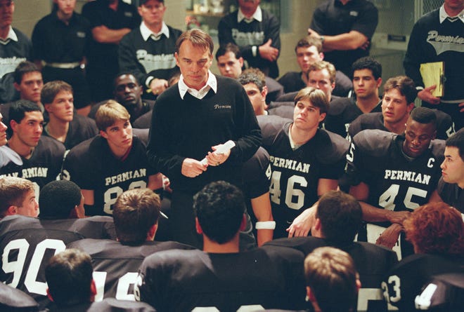 23. " Friday Night Lights " (2004): Billy Bob Thornton, center, is the fiery coach of the Permian High squad.