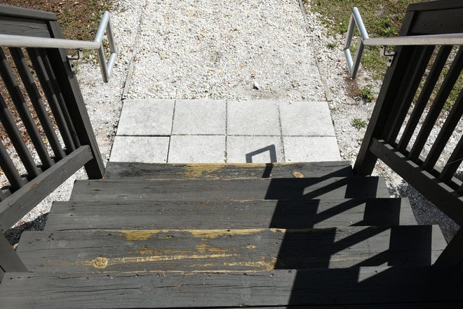 Sections of wooden decking at the school continuously need to be repaired. Marco Island Academy is embarking on a capital campaign to raise millions of dollars and give the school a permanent home, after years of operating in prefab modules.