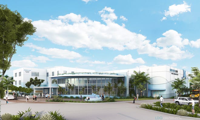 A rendering shows the proposed academic center. Marco Island Academy is embarking on a capital campaign to raise millions of dollars and give the school a permanent home, after years of operating in prefab modules.
