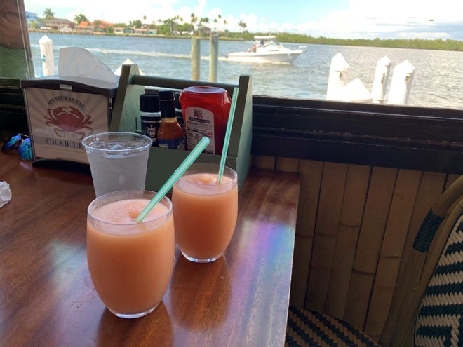 The "Frosé" from the specialty drinks section at the Snook Inn, Marco Island.