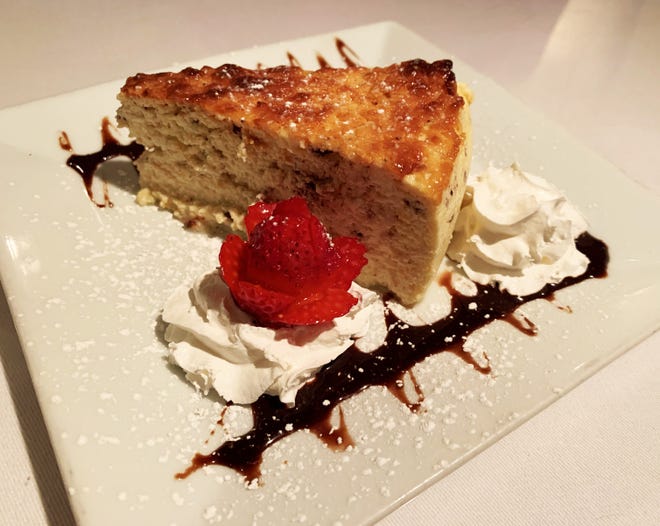 The Italian ricotta cheesecake from Café de Marco.