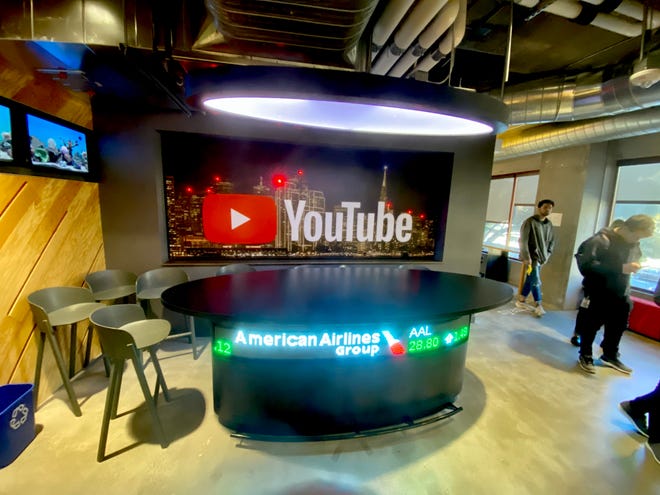 Common space at YouTube HQ in San Bruno, California