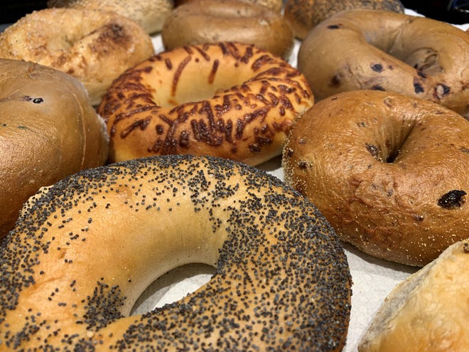 Assorted bagels from Empire Bagel Factory, Marco Island.