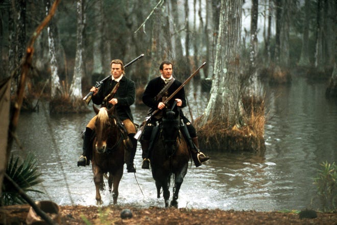 Ledger starred alongside Mel Gibson in the 2000 war/action film " The Patriot. "