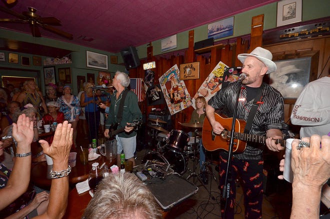 The Raiford Starke Band entertains the Little Bar crowd in this file photo. Area musicians have been hardhit by the coronavirus. Lance Shearer