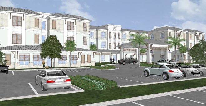 Preliminary rendering of proposed assisted living facility on Marco Island.
