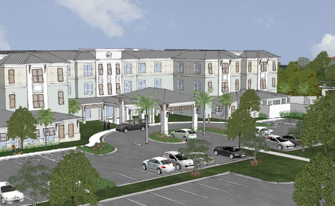 Preliminary rendering of proposed assisted living facility on Marco Island.