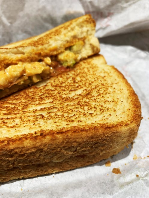 The “Smoky-Cado Grilled Cheese” from Tropical Smoothie Cafe, Marco Island.