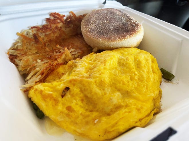 The Xaviar omelet from The Smith House, Olde Marco.