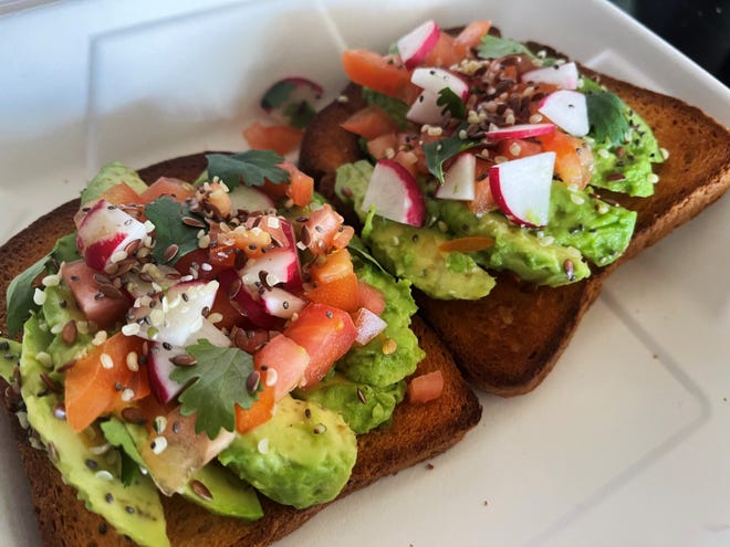 Avocado toast from The Smith House, Olde Marco.