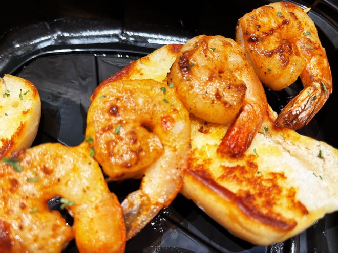 Grilled shrimp from Texas Roadhouse, South Naples.