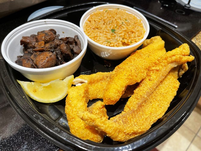 The fried catfish from Texas Roadhouse, South Naples.