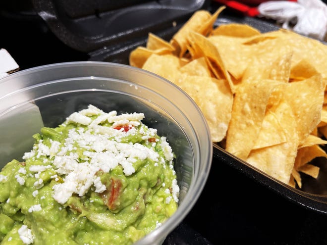 Guac and chips from ZAZA Kitchen, Marco Island.