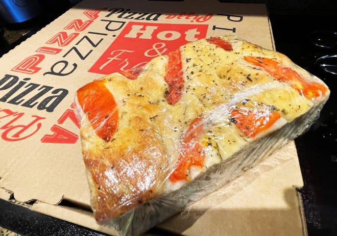 Focaccia bread from Frankie's Authentic Italian Deli, South Naples.