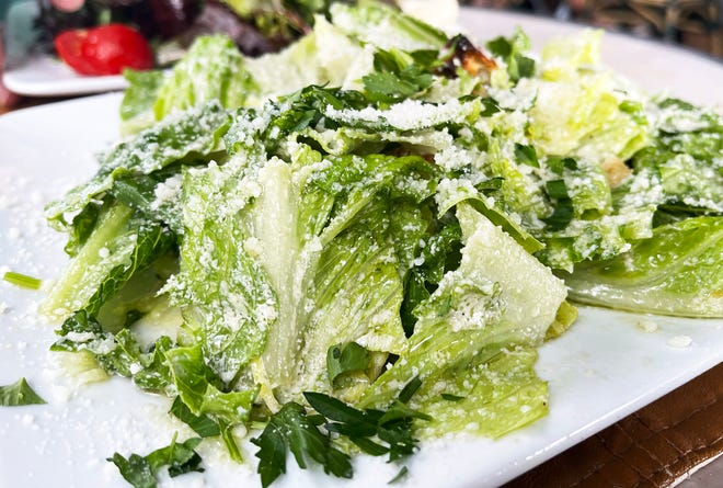 A “Classic Caesar” salad from Osteria Capri, Isles of Capri.