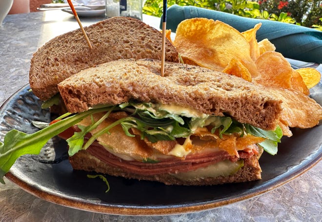 “Not-Your-Mother’s Baloney” sandwich from CJ’s on the Bay, Marco Island.